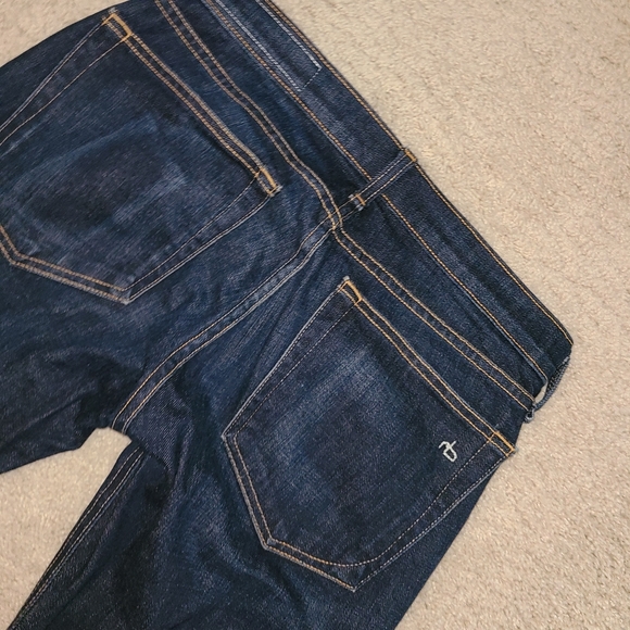 Rag & Bone The Dre Slim Fit Dark Blue Jeans 25 x 29 - Picture 4 of 7